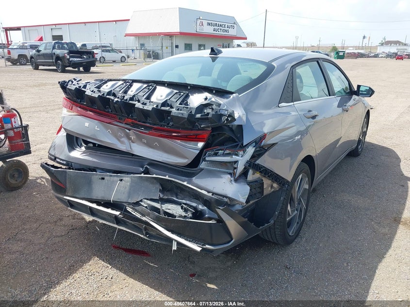 2025 Hyundai Elantra VIN KMHLS4DG9SU921128 IAAI salvage auction — REAR END, Enterprise Vehicles Clear Only (Florida), sold $6,800 on 2026-07-20 (photo 6)