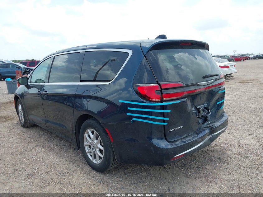 2023 Chrysler Pacifica VIN 2C4RC1BG2PR627989 IAAI salvage auction — REAR END, Salvage Title, sold $12,000 on 2026-07-27 (photo 3)