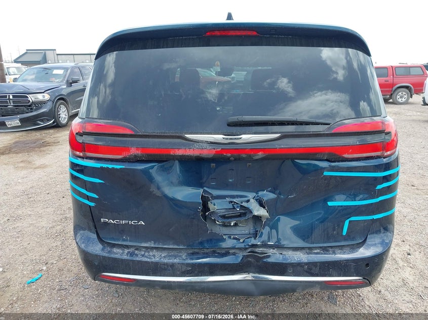 2023 Chrysler Pacifica VIN 2C4RC1BG2PR627989 IAAI salvage auction — REAR END, Salvage Title, sold $12,000 on 2026-07-27 (photo 6)