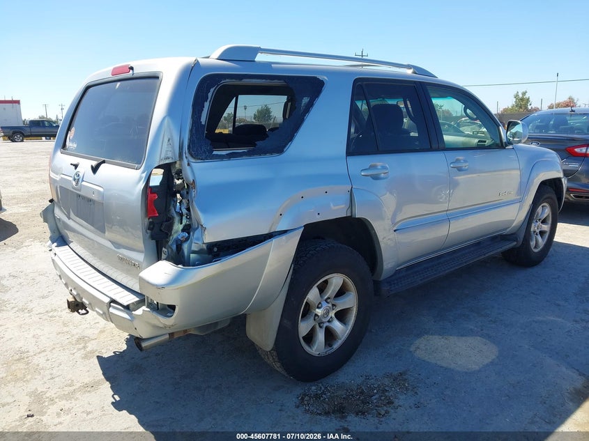 2005 Toyota 4runner VIN JTEZU14R850058533 IAAI salvage auction — NORMAL WEAR, Clear - Dealer Only (California), sold $2,250 on 2026-07-16 (photo 4)