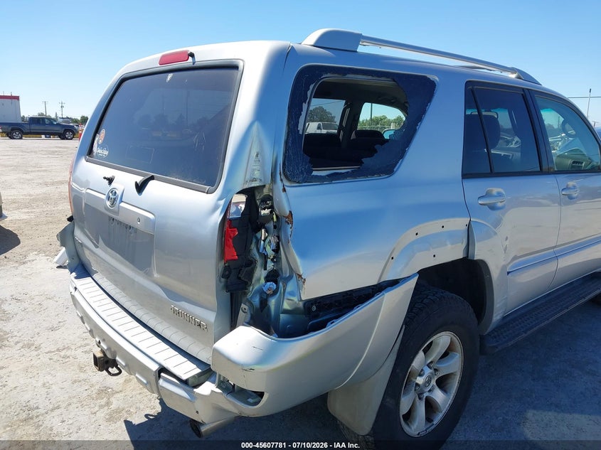 2005 Toyota 4runner VIN JTEZU14R850058533 IAAI salvage auction — NORMAL WEAR, Clear - Dealer Only (California), sold $2,250 on 2026-07-16 (photo 6)