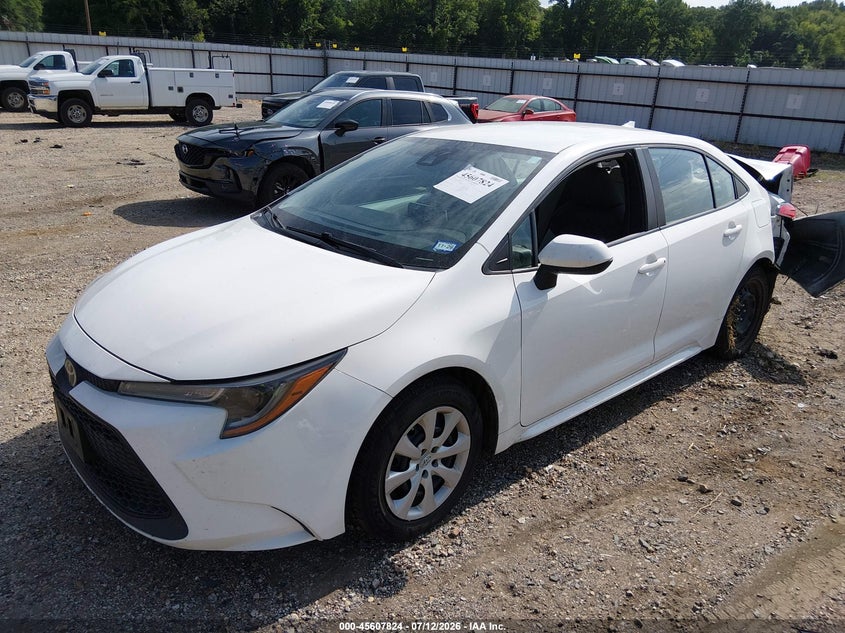 2020 Toyota Corolla VIN 5YFEPRAE7LP079287 IAAI salvage auction — REAR END, Wait Title, sold $1,700 on 2026-08-20 (photo 2)