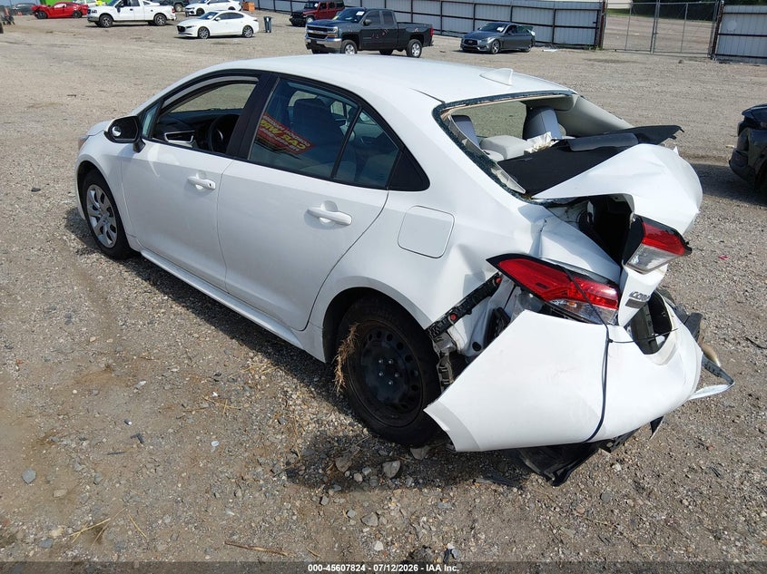 2020 Toyota Corolla VIN 5YFEPRAE7LP079287 IAAI salvage auction — REAR END, Wait Title, sold $1,700 on 2026-08-20 (photo 3)