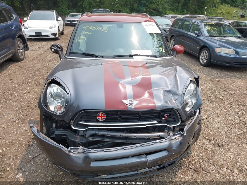 2016 Mini Countryman VIN WMWZC5C50GWU04097 IAAI salvage auction — FRONT END, Salvage Title, sold $1,150 on 2026-08-11 (photo 6)