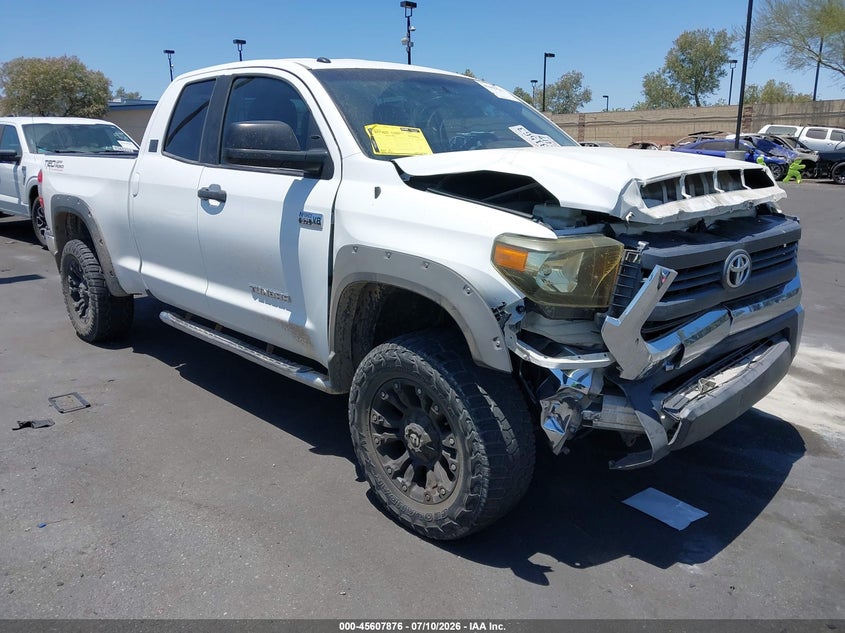 2014 Toyota Tundra VIN 5TFRY5F13EX156769 IAAI salvage auction — FRONT END, Salvage Certificate (California), sold $25 on 2026-07-24 (photo 1)