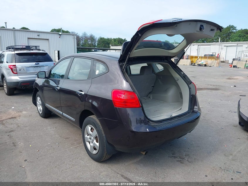 2013 Nissan Rogue VIN JN8AS5MV1DW655342 IAAI salvage auction — FRONT END, Salvage Title, sold $325 on 2026-07-31 (photo 3)
