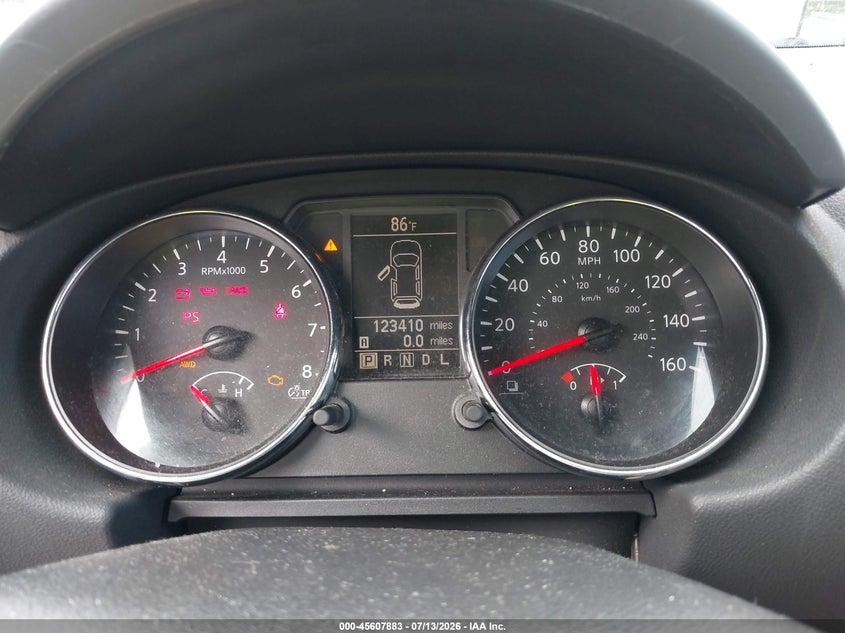 2013 Nissan Rogue VIN JN8AS5MV1DW655342 IAAI salvage auction — FRONT END, Salvage Title, sold $325 on 2026-07-31 (photo 7)