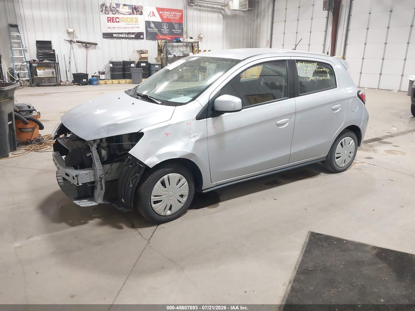 2024 Mitsubishi Mirage VIN ML32AUHJXRH006867 IAAI salvage auction — FRONT END, Salvage Title, sold $4,350 on 2026-07-30 (photo 2)