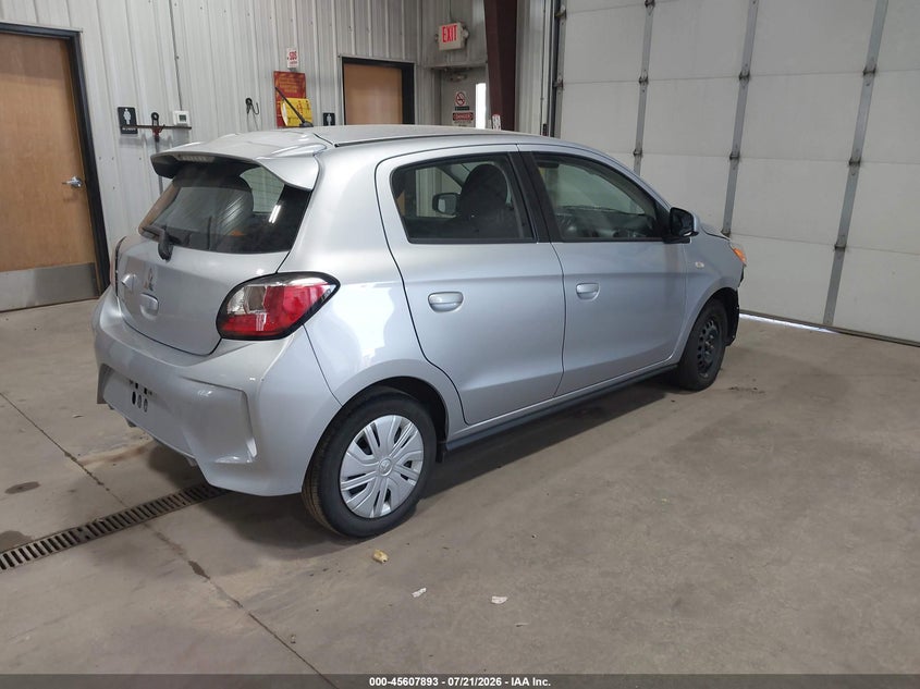2024 Mitsubishi Mirage VIN ML32AUHJXRH006867 IAAI salvage auction — FRONT END, Salvage Title, sold $4,350 on 2026-07-30 (photo 4)