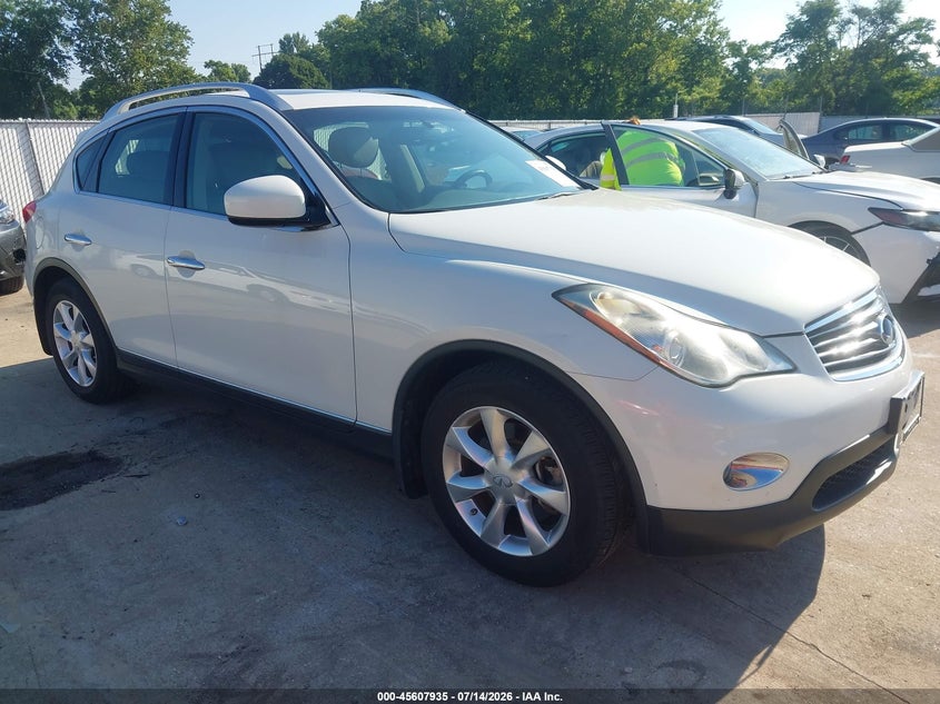 2010 Infiniti Ex35 VIN JN1AJ0HR8AM755026 IAAI salvage auction — NORMAL WEAR, Clear (Missouri), sold $1,450 on 2026-07-21 (photo 1)