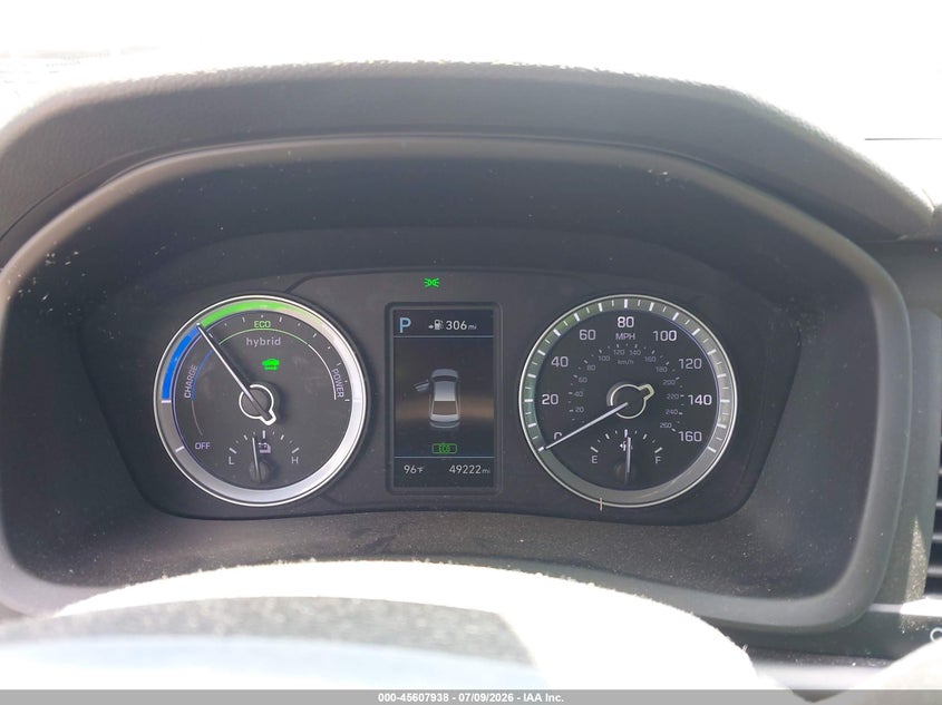 2018 Hyundai Sonata hybrid VIN KMHE24L30JA086849 IAAI salvage auction — NORMAL WEAR, Sf97 (Hawaii), sold $5,900 on 2026-07-28 (photo 7)