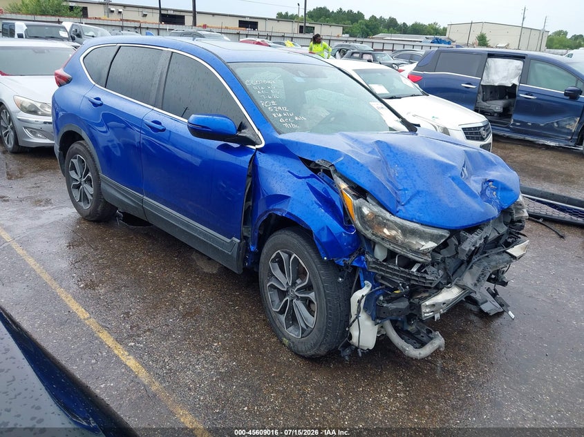 2020 Honda Cr-v VIN 7FARW1H87LE015367 IAAI salvage auction — FRONT END, Salvage (Texas), sold $4,350 on 2026-08-01 (photo 1)