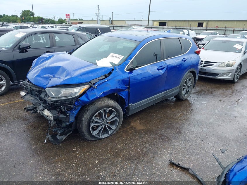 2020 Honda Cr-v VIN 7FARW1H87LE015367 IAAI salvage auction — FRONT END, Salvage (Texas), sold $4,350 on 2026-08-01 (photo 2)