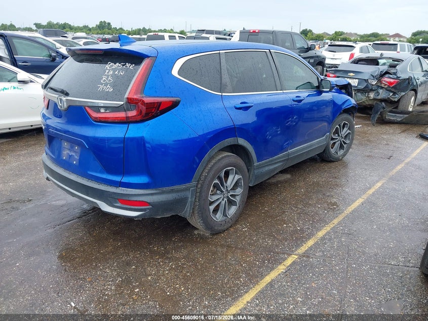 2020 Honda Cr-v VIN 7FARW1H87LE015367 IAAI salvage auction — FRONT END, Salvage (Texas), sold $4,350 on 2026-08-01 (photo 4)