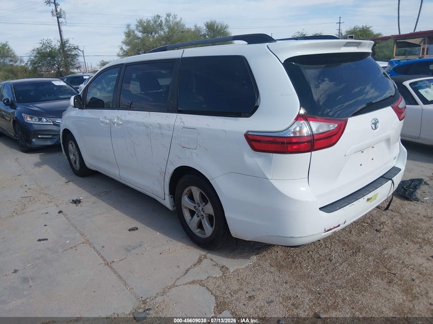 2017 Toyota Sienna VIN 5TDKZ3DC1HS793502 IAAI salvage auction — ENGINE DAMAGE, Salvage (Arizona), sold $1,325 on 2026-07-30 (photo 3)