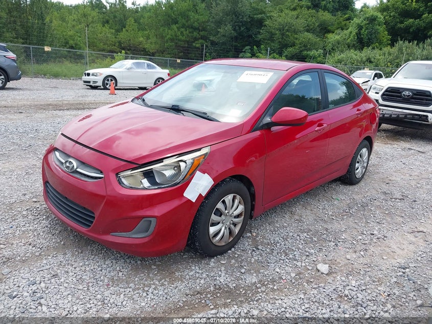2016 Hyundai Accent VIN KMHCT4AE3GU029206 IAAI salvage auction — NORMAL WEAR, Clear (Alabama), sold $400 on 2026-07-29 (photo 2)