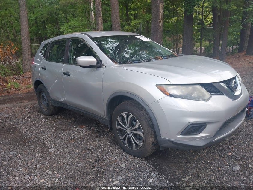 2016 Nissan Rogue VIN KNMAT2MV4GP661111 IAAI salvage auction — NORMAL WEAR, Clear (Virginia), sold $800 on 2026-07-28 (photo 1)