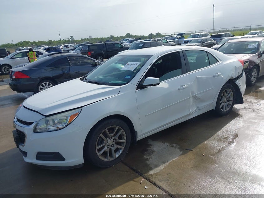 2015 Chevrolet Malibu VIN 1G11C5SL1FF234260 IAAI salvage auction — REAR END, Salvage (Texas), sold $1,550 on 2026-07-31 (photo 2)
