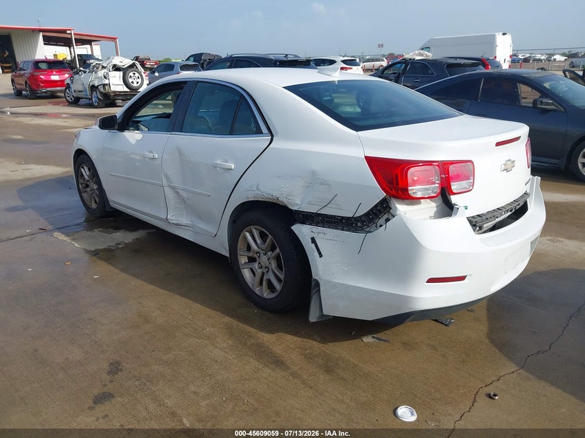 2015 Chevrolet Malibu VIN 1G11C5SL1FF234260 IAAI salvage auction — REAR END, Salvage (Texas), sold $1,550 on 2026-07-31 (photo 3)