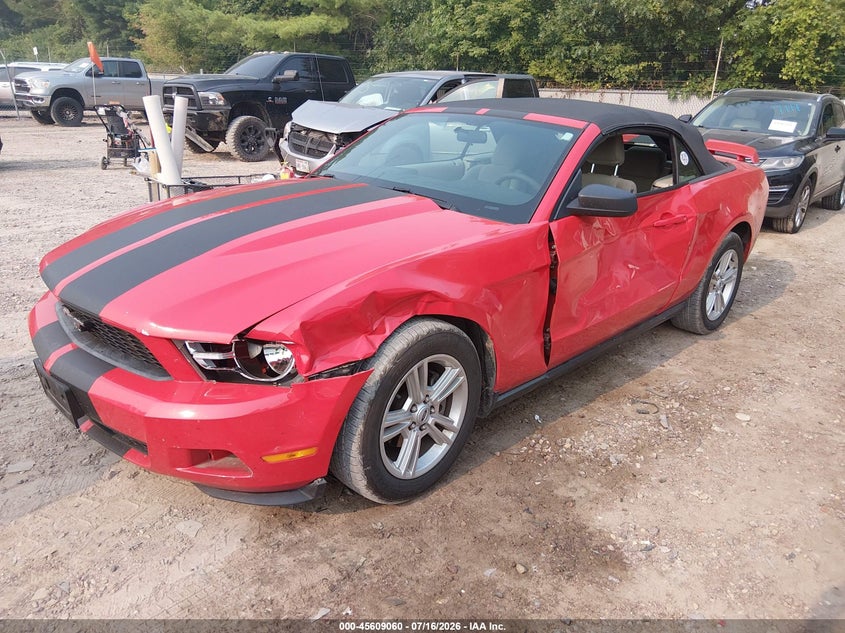 2010 Ford Mustang VIN 1ZVBP8EN5A5122281 IAAI salvage auction — SIDE, Clear (Wisconsin), sold $1,650 on 2026-07-27 (photo 2)