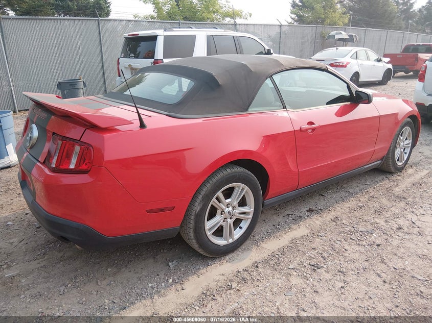 2010 Ford Mustang VIN 1ZVBP8EN5A5122281 IAAI salvage auction — SIDE, Clear (Wisconsin), sold $1,650 on 2026-07-27 (photo 4)