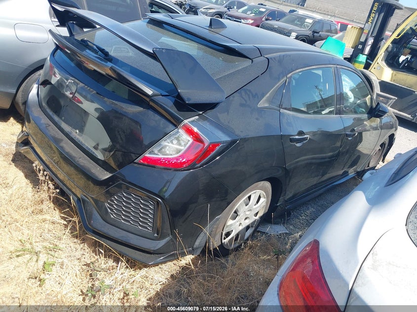 2018 Honda Civic VIN SHHFK7G4XJU230586 IAAI salvage auction — LEFT FRONT, Salvage Certificate (California), sold $3,950 on 2026-07-22 (photo 4)
