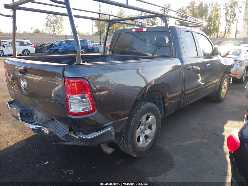 2021 Ram 1500 VIN 1C6RREBG0MN593508 IAAI salvage auction — FRONT & REAR, Salvage Title, sold $2,950 on 2026-07-31 (photo 4)