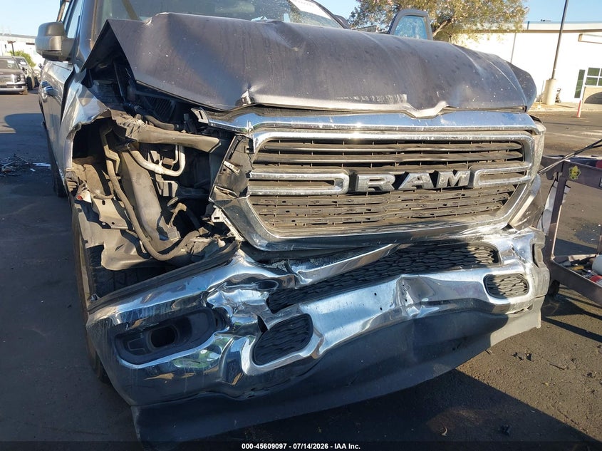 2021 Ram 1500 VIN 1C6RREBG0MN593508 IAAI salvage auction — FRONT & REAR, Salvage Title, sold $2,950 on 2026-07-31 (photo 6)