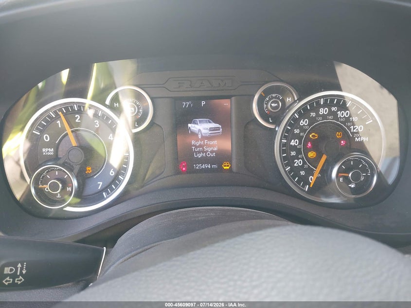 2021 Ram 1500 VIN 1C6RREBG0MN593508 IAAI salvage auction — FRONT & REAR, Salvage Title, sold $2,950 on 2026-07-31 (photo 7)