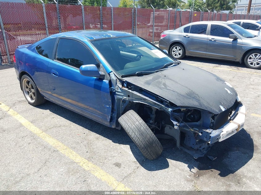2002 Acura Rsx VIN JH4DC53022C015150 IAAI salvage auction — FRONT END, Salvage (California), sold $50 on 2026-07-31 (photo 1)