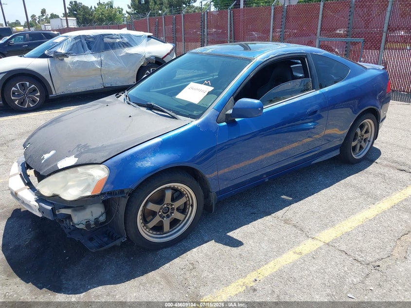 2002 Acura Rsx VIN JH4DC53022C015150 IAAI salvage auction — FRONT END, Salvage (California), sold $50 on 2026-07-31 (photo 2)