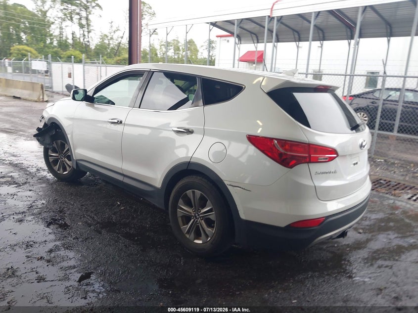 2015 Hyundai Santa fe VIN 5XYZT3LB5FG268672 IAAI salvage auction — FRONT END, Rebuildable (Florida), sold $2,000 on 2026-07-28 (photo 3)