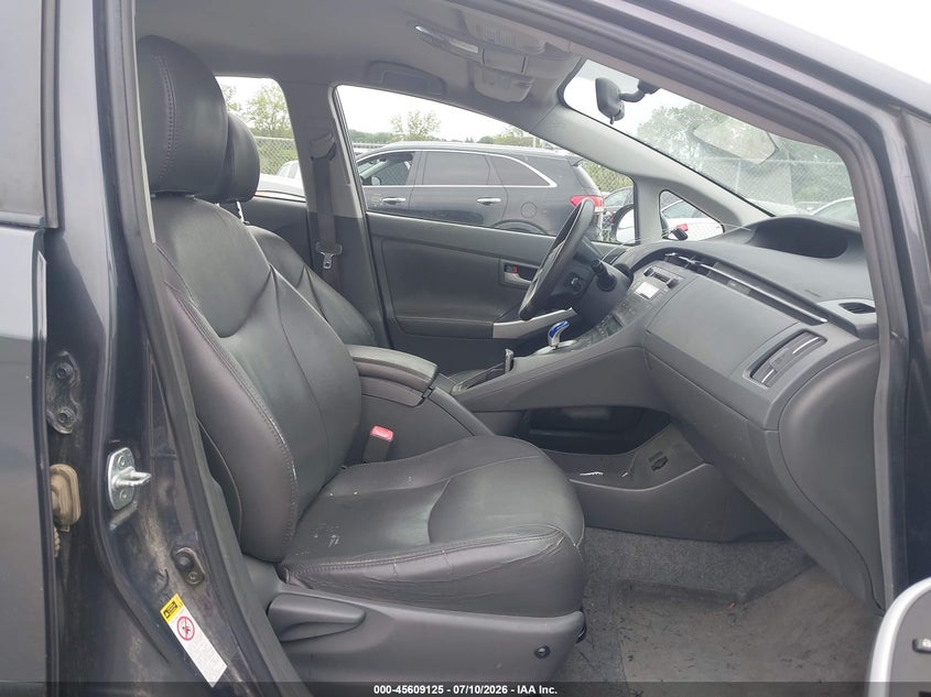 2010 Toyota Prius VIN JTDKN3DU8A1074383 IAAI salvage auction — HAIL, Regular Certificate (Iowa), sold $500 on 2026-07-28 (photo 5)