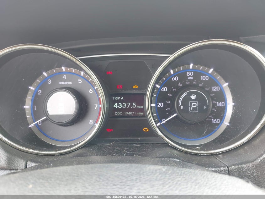 2013 Hyundai Sonata VIN 5NPEC4AC0DH522116 IAAI salvage auction — NORMAL WEAR, Clear (Connecticut), sold $500 on 2026-07-30 (photo 7)