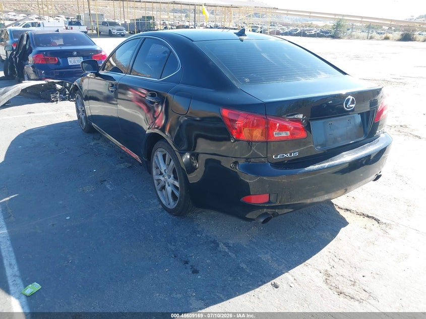 2007 Lexus Is 250 VIN JTHBK262675047598 IAAI salvage auction — FRONT END, Salvage (California), sold $500 on 2026-08-23 (photo 3)