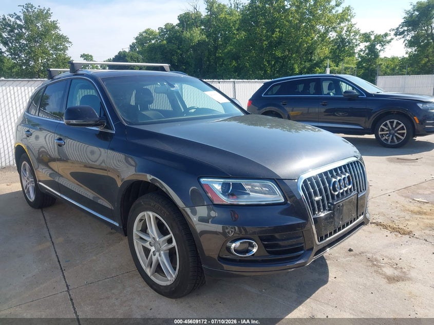 2016 Audi Q5 VIN WA1L2AFP4GA090396 IAAI salvage auction — NORMAL WEAR, Clear (Wisconsin), sold $25 on 2026-07-28 (photo 1)