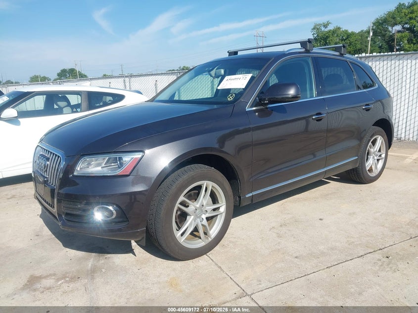 2016 Audi Q5 VIN WA1L2AFP4GA090396 IAAI salvage auction — NORMAL WEAR, Clear (Wisconsin), sold $25 on 2026-07-28 (photo 2)