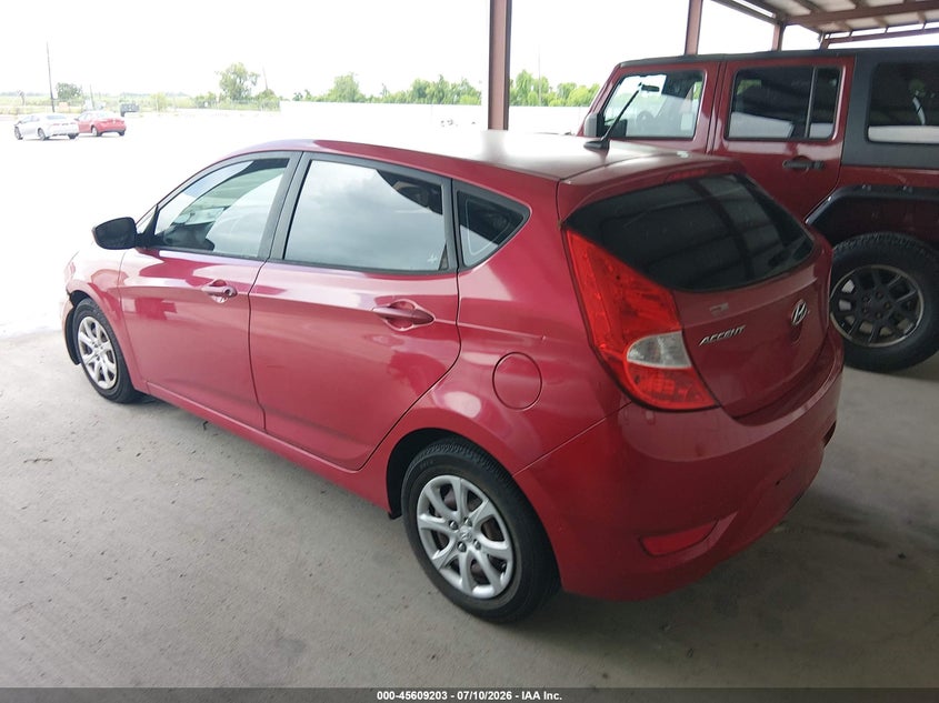 2014 Hyundai Accent VIN KMHCT5AE7EU141297 IAAI salvage auction — NORMAL WEAR, Original (Texas), sold $600 on 2026-07-20 (photo 3)