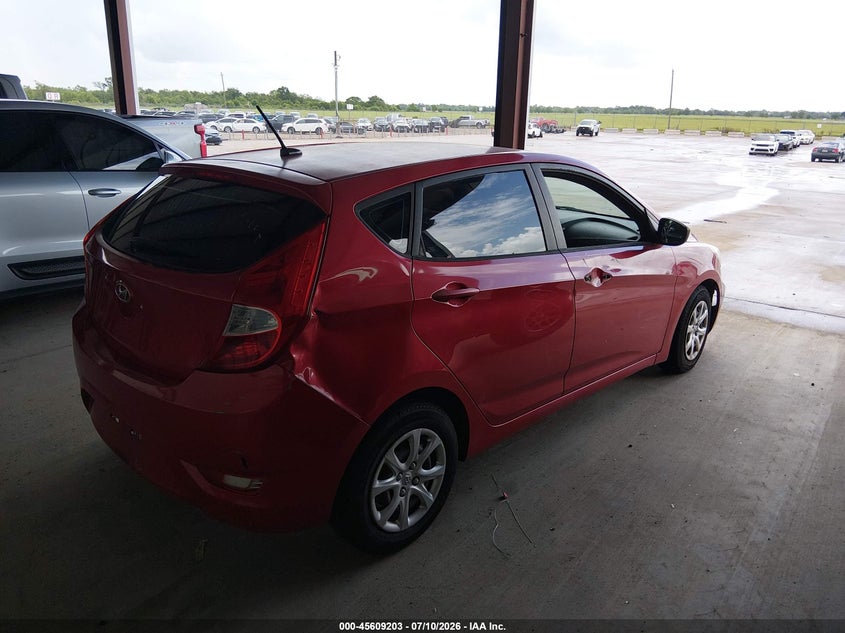 2014 Hyundai Accent VIN KMHCT5AE7EU141297 IAAI salvage auction — NORMAL WEAR, Original (Texas), sold $600 on 2026-07-20 (photo 6)