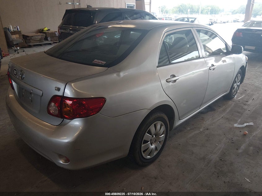 2009 Toyota Corolla VIN JTDBL40EX99056197 IAAI salvage auction — NORMAL WEAR, Clear (Tennessee), sold $1,100 on 2026-07-29 (photo 4)