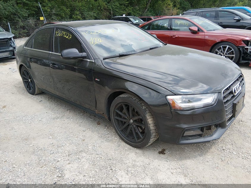 2015 Audi A4 VIN WAUFFAFL2FN006875 IAAI salvage auction — NORMAL WEAR, Clear (Indiana), sold $1,050 on 2026-07-29 (photo 1)