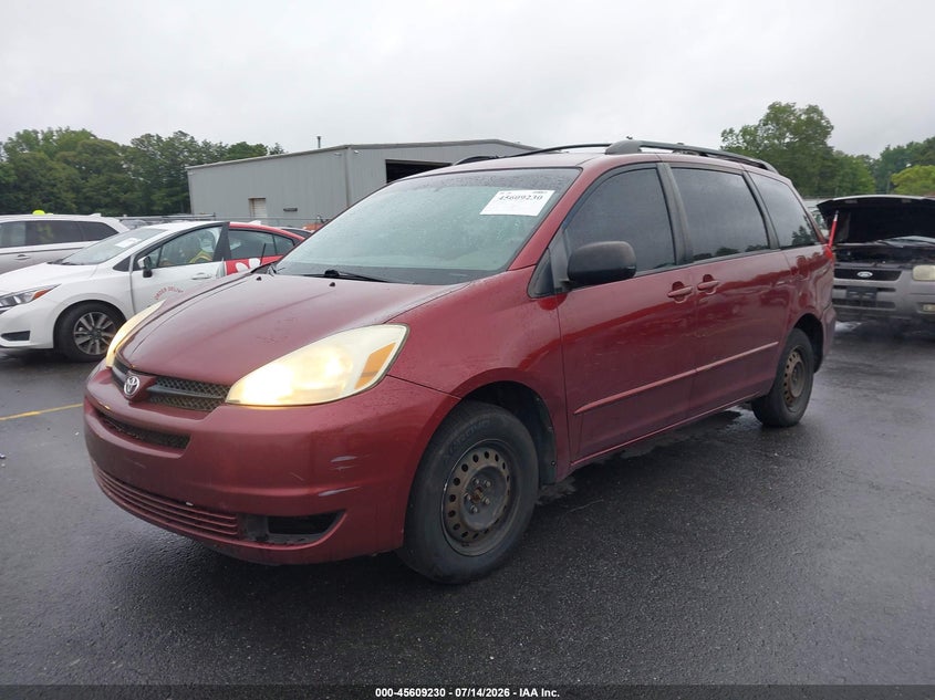 2005 Toyota Sienna VIN 5TDZA23C75S242360 IAAI salvage auction — NORMAL WEAR, Clear (Georgia), sold $500 on 2026-07-23 (photo 2)