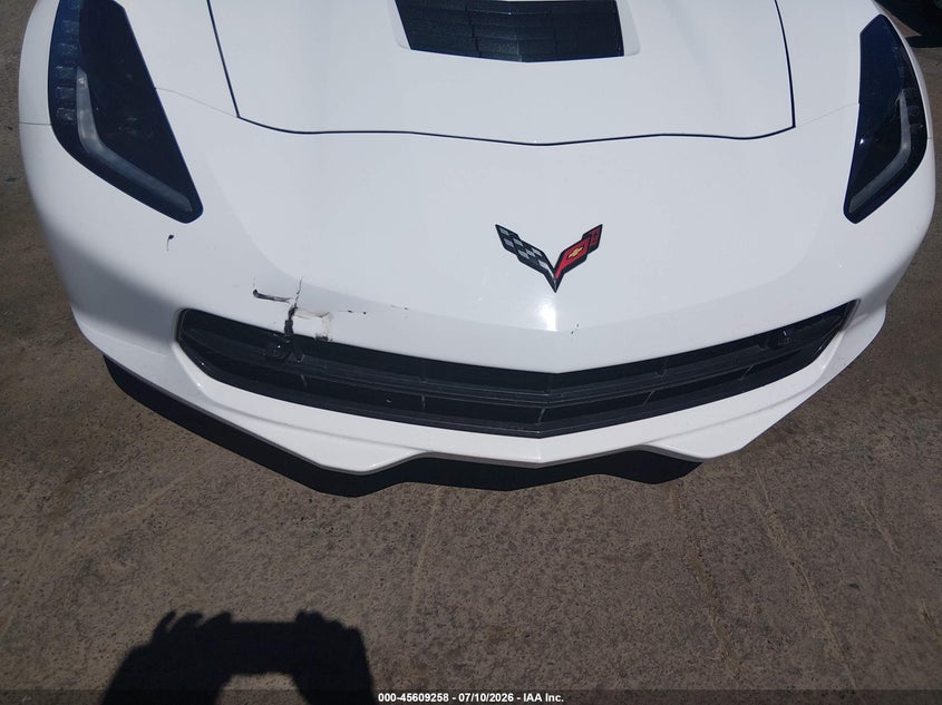 2016 Chevrolet Corvette VIN 1G1YK2D7XG5123732 IAAI salvage auction — FRONT END, Salvage (California), sold $25,250 on 2026-08-26 (photo 6)