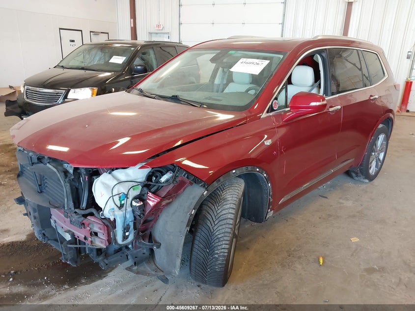 2020 Cadillac Xt6 VIN 1GYKPCRS7LZ103906 IAAI salvage auction — FRONT END, Salvage Title, sold $9,300 on 2026-07-31 (photo 2)