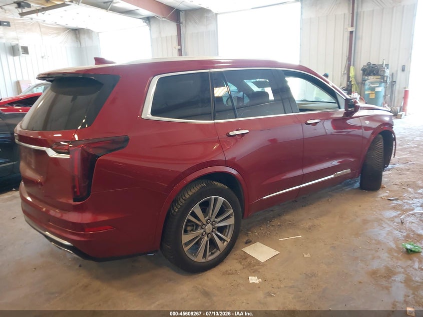 2020 Cadillac Xt6 VIN 1GYKPCRS7LZ103906 IAAI salvage auction — FRONT END, Salvage Title, sold $9,300 on 2026-07-31 (photo 4)