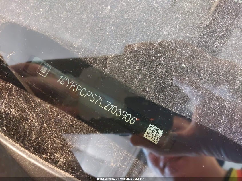 2020 Cadillac Xt6 VIN 1GYKPCRS7LZ103906 IAAI salvage auction — FRONT END, Salvage Title, sold $9,300 on 2026-07-31 (photo 9)