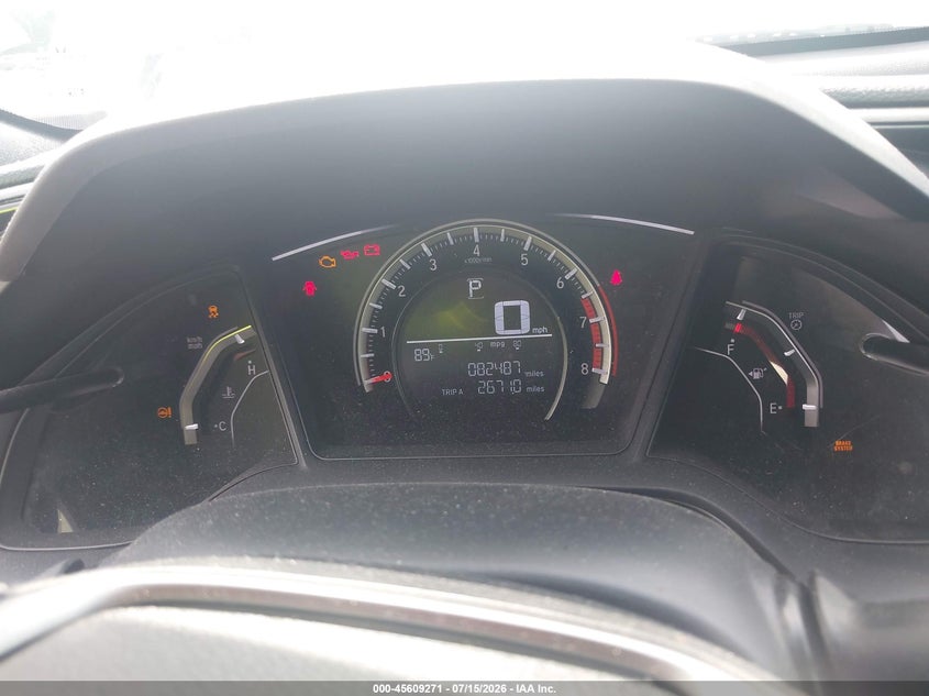 2017 Honda Civic VIN SHHFK7H28HU222879 IAAI salvage auction — NORMAL WEAR, Clear (Alabama), sold $6,025 on 2026-07-22 (photo 7)