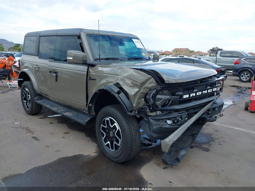 2025 Ford Bronco VIN 1FMDE8BH1SLA74951 — IAAI salvage auction photo