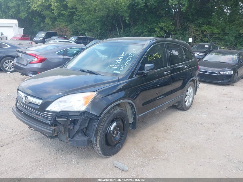 2007 Honda Cr-v VIN JHLRE48747C012262 IAAI salvage auction — NORMAL WEAR, Clear (Indiana), sold $500 on 2026-07-22 (photo 2)