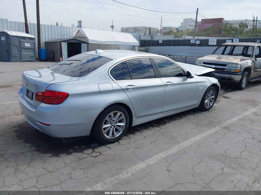 2015 BMW 5er VIN WBA5A5C57FD515907 IAAI salvage auction — FRONT END, Salvage Title, sold $625 on 2026-08-05 (photo 4)